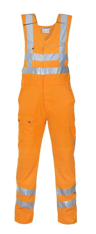 Hydrowear 048460 Albergen Beaverline Body Trouser, Hi-Vis Orange, 46 Size