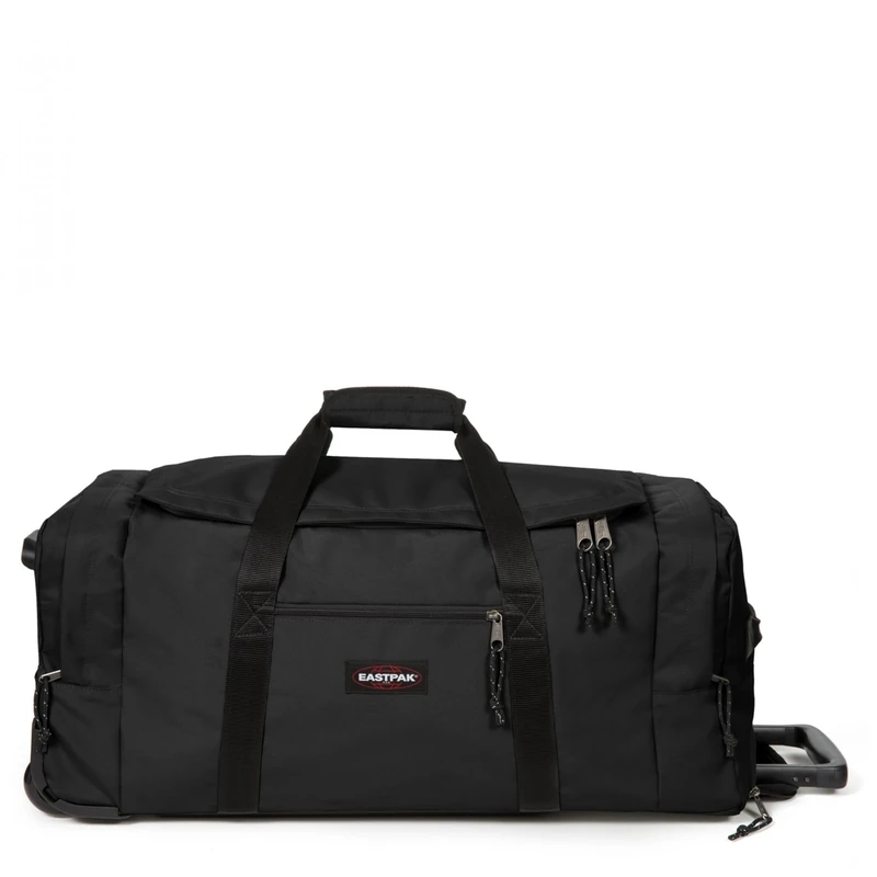 Eastpak Leatherface L + Wheeled Luggage, 86.5 x 36.5 x 38 cm, 104 L - Black (Black)