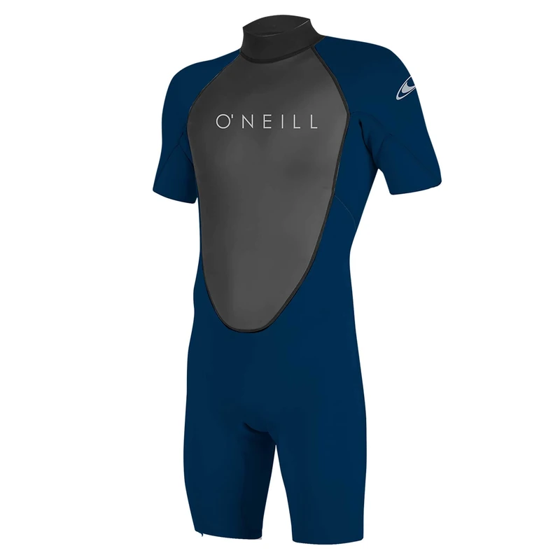 O'Neill Wetsuits Men's Reactor-2 2mm Back Zip Spring Wetsuit, Black/Abyss, XLT
