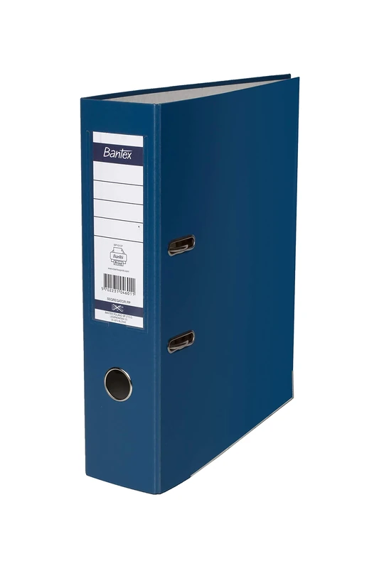Bantex 100551784 A4 Folder, 8 cm Wide, 15% More Capacity Than Standard Folders, Pack of 20, Blue