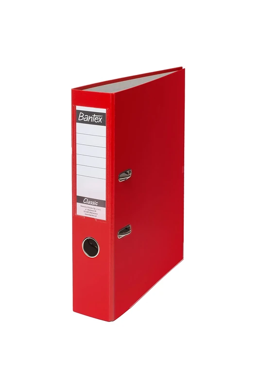 BANTEX 400044101 Lever Arch File A4 7.5 cm Pack of 25 Red