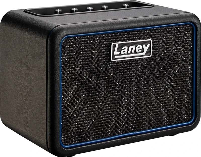 Laney MINI-BASS-NX - Battery Powered Bass Guitar Combo with Smartphone Interface - Nexus Edition , Black , Small
