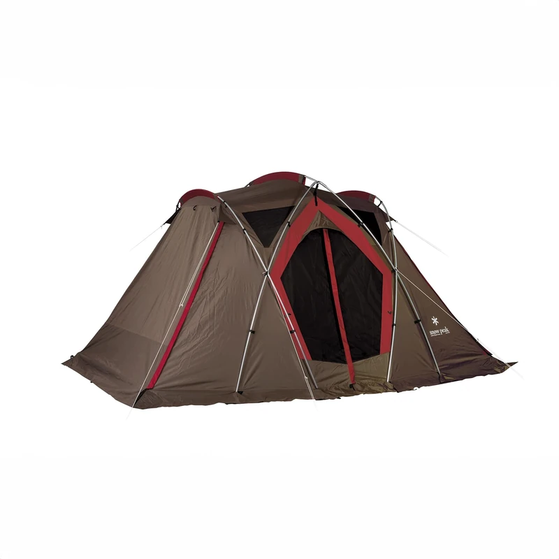 Snow Peak Living Shell S, Brown, Compact 4-person tent shelter for camping & outdoors