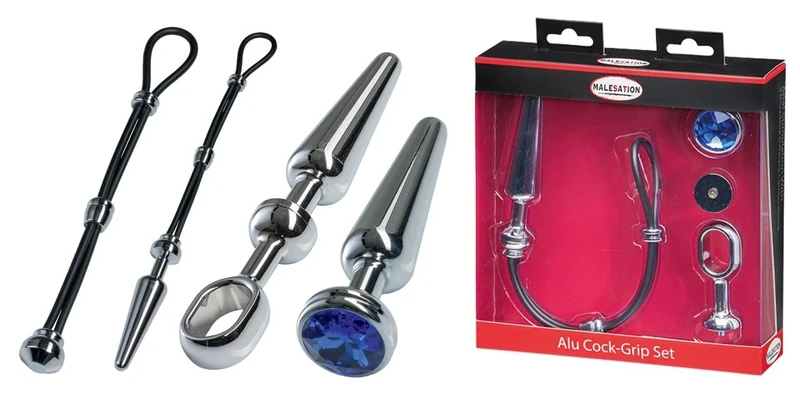 MALESATION Cock Grip Set Chrome M
