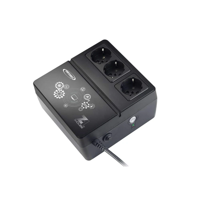 INFOSEC - Z1 Zenergy Cube EX 400 VA, Triple Shaked, Black