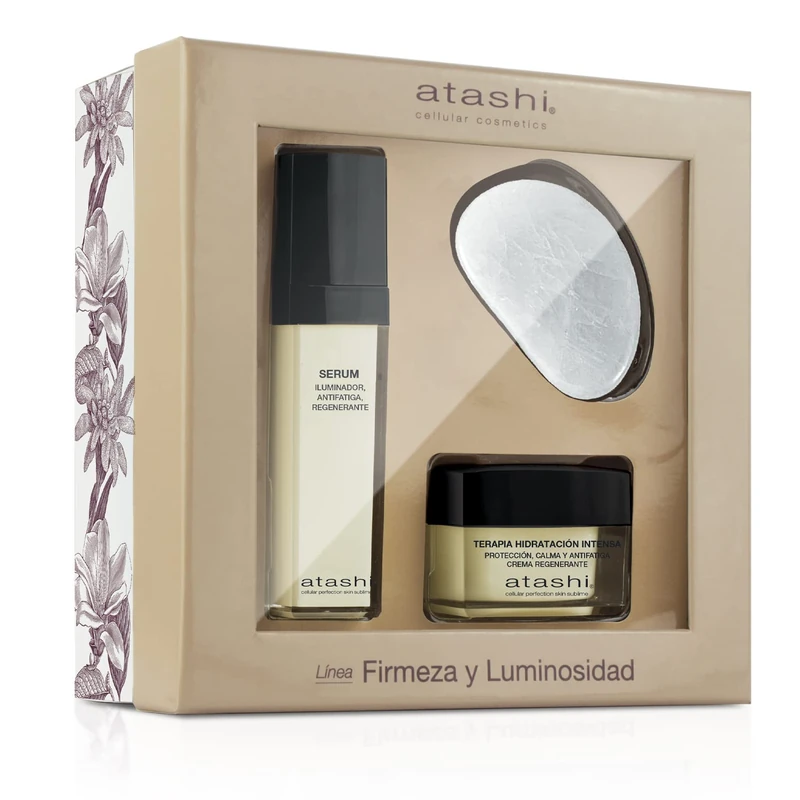 atashi Ritual Bonne Face Beauty Set | Illuminating Serum + Intense Moisturising Therapy + Massage Spatula