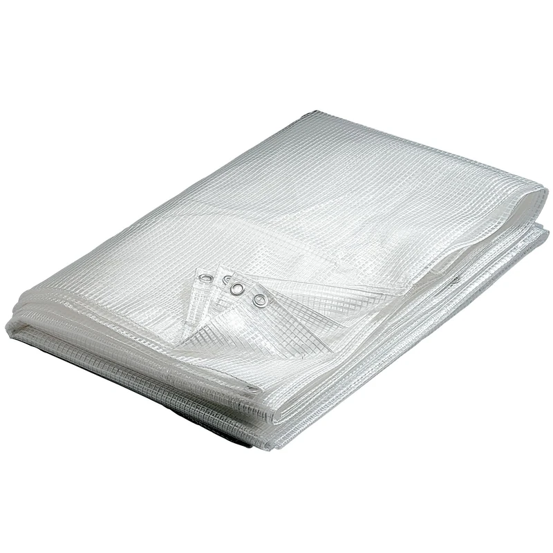 Werkapro Tarpaulin 160gsm 4m x 8m Clear