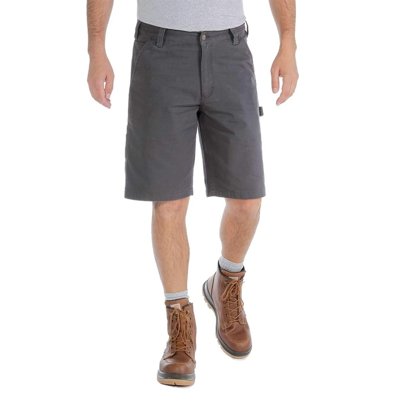 Carhartt Men's Rugged Flex® Relaxed Fit Canvas Utility Work Short, Shadow, W28