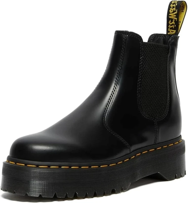 Dr. Martens Women's Chelsea Combat Boot, Nero, 7 UK