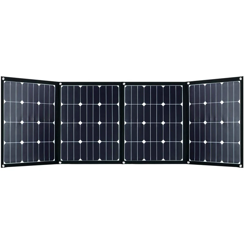 Offgridtec© FSP-2 180W Foldable Solar Panel with Sunpower Back-Contact Cells Without Charge Controller with Practical Carrying Handle and Storage Space for Cables. for Camping, Travel, Boat, Caravan
