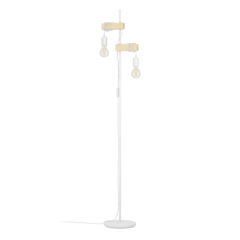 EGLO Townshend Floor lamp, 2 Flame Vintage Floor lamp in Industrial Design