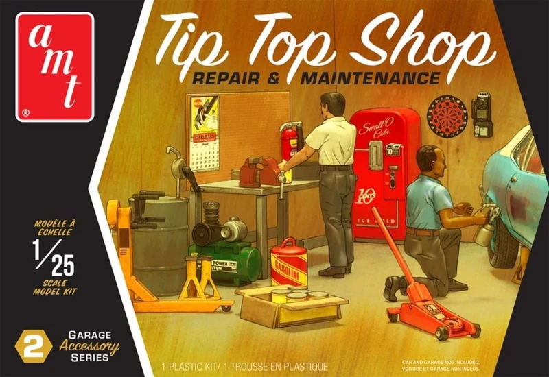 1:25 Garage Accessory Set #2 'Tip Top Shop'