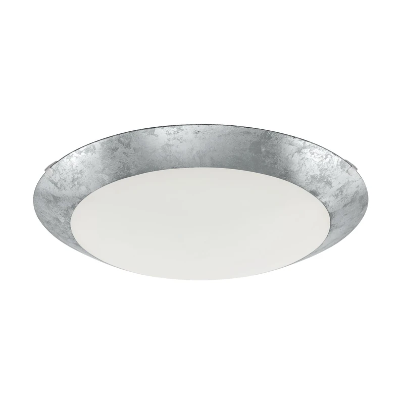 Eglo Montenovo LED Ceiling Light - White Steel and Glass