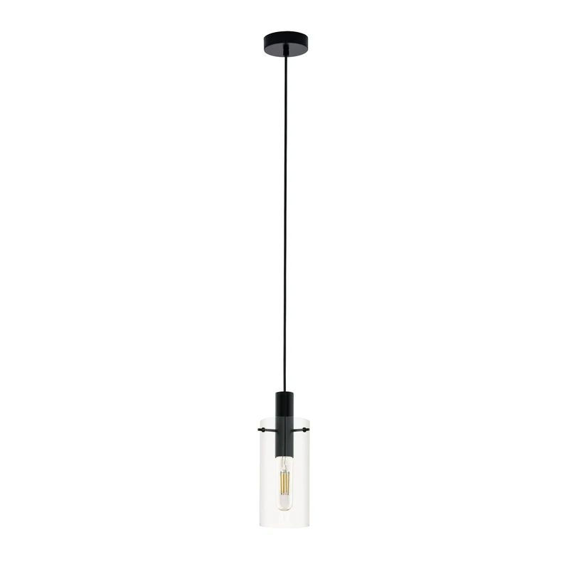 Eglo Montefino Steel Pendant Light, 60 W, Black