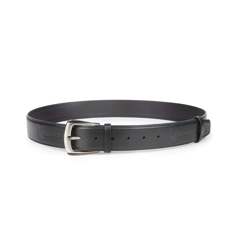 Julius-K9 Leather Belt - DO NOT PET, 83-96 cm, Black