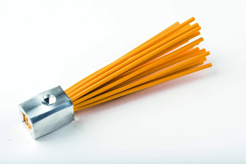 Ratioparts Pro WIKRALON 6-1232 Wild Herb Braids 145 x 14 mm 12 Pieces Brush Braids Yellow