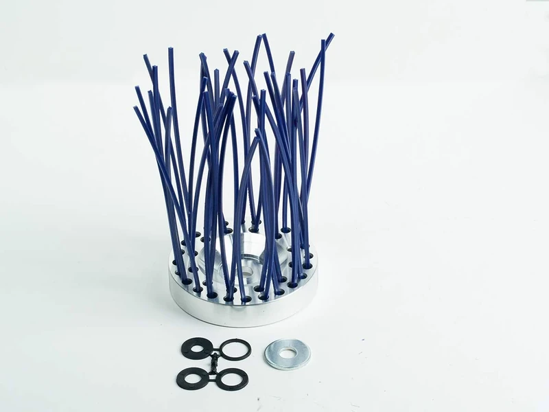 Ratioparts Wild Herb Brush 25.4 mm Diameter Boring 18 Draden for Brush Cutter OCTO Pro, Blue