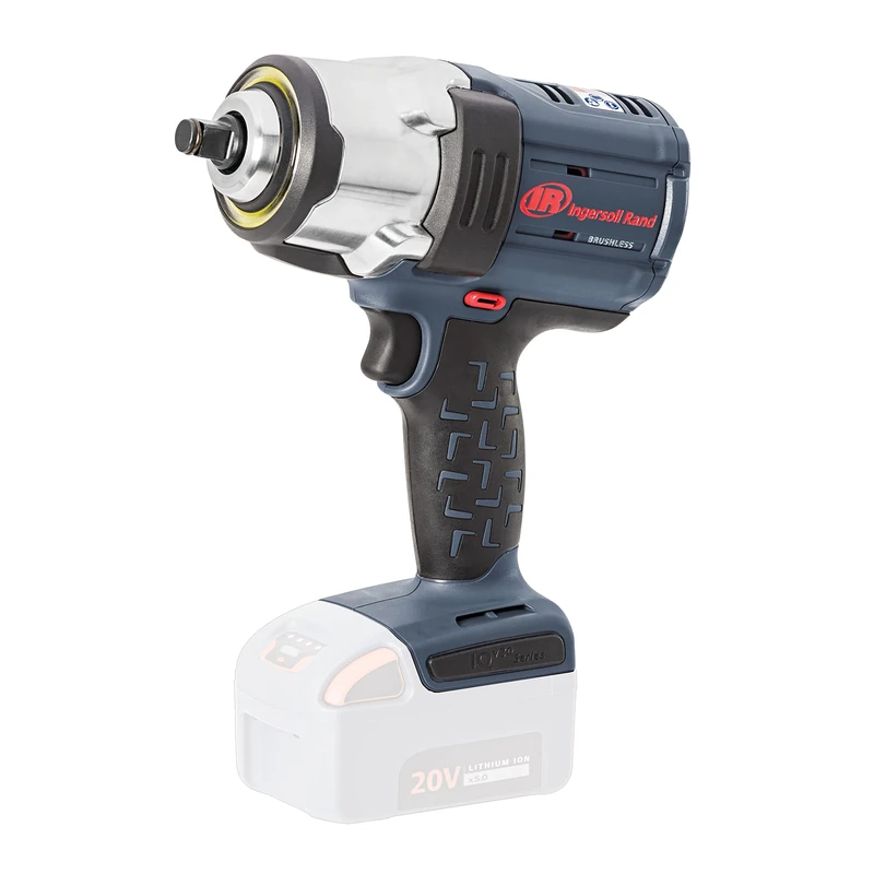 Ingersoll-Rand Impact Wrench W7152, High Power 1/2" 20V Cordless High-Torque Impact Wrench, Power-Controlled, 3.45 kg, with Brushless Motor, Tool Only