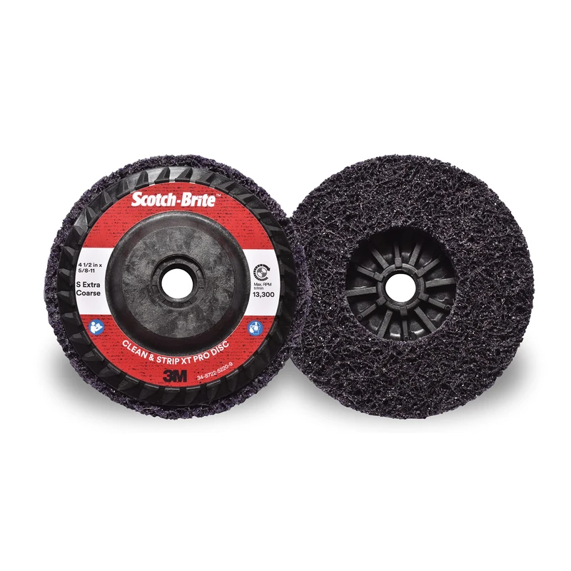 Scotch-Brite™ Clean and Strip XT Pro Disc, T27 Quick Change, 4-1/2 in x 5/8 in-11, S XCS, 10 per case