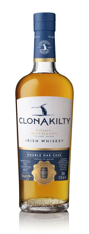 Clonakilty Double Oak Irish Whiskey | Soft spices & vanilla | 43.6%, 70cl