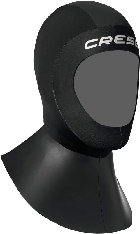Cressi Crg1B Men Bala Hood Man 5mm Hood With An Oversized Crew Neck - Black, Small/2