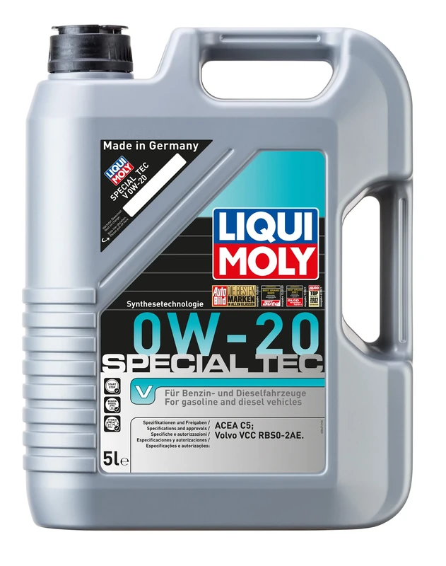 LIQUI MOLY Special Tec V 0W-20 | 5 L | Synthesis technology motor oil | SKU: 20632