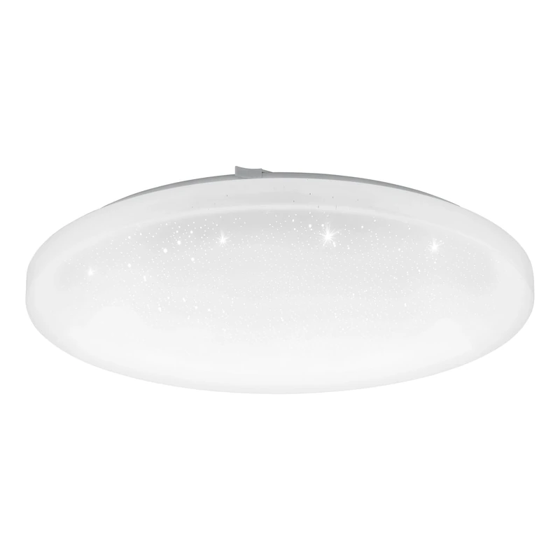 EGLO Frania-S LED Ceiling Light 1 Bulb with Starry Sky Effect Material: Steel, Plastic, Colour: White, Diameter: 43 cm