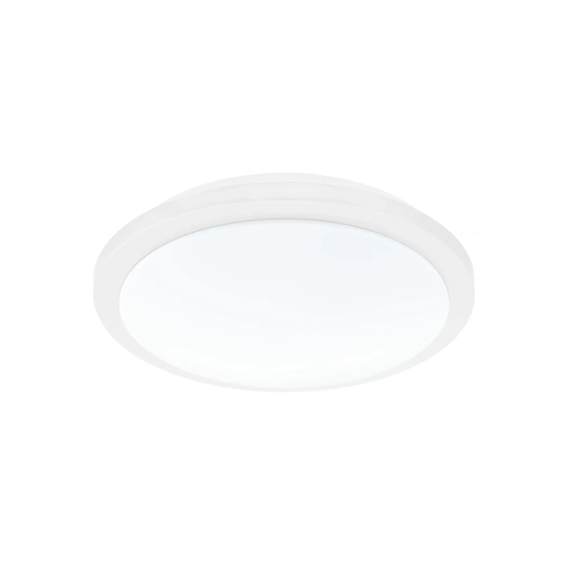 Eglo Competa-ST LED Ceiling Light, 1 Bulb Ceiling Light, Material: Steel and Plastic, Colour: White, Diameter: 51 cm, Dimmable, White Tones Adjustable, Wall Light