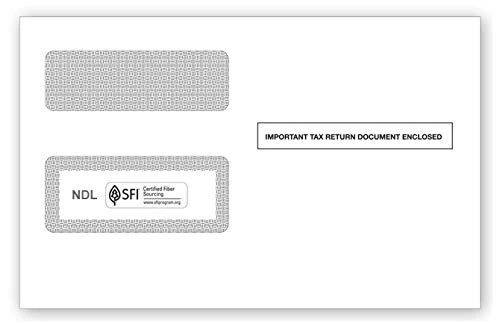 NextDayLabels 100 Self Seal Envelopes for 1099 Forms - Image 1