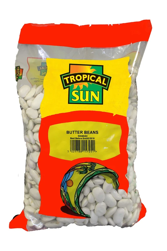 Tropical Sun Butter Beans Packets, 500 g (Pack of 20) - Image 1