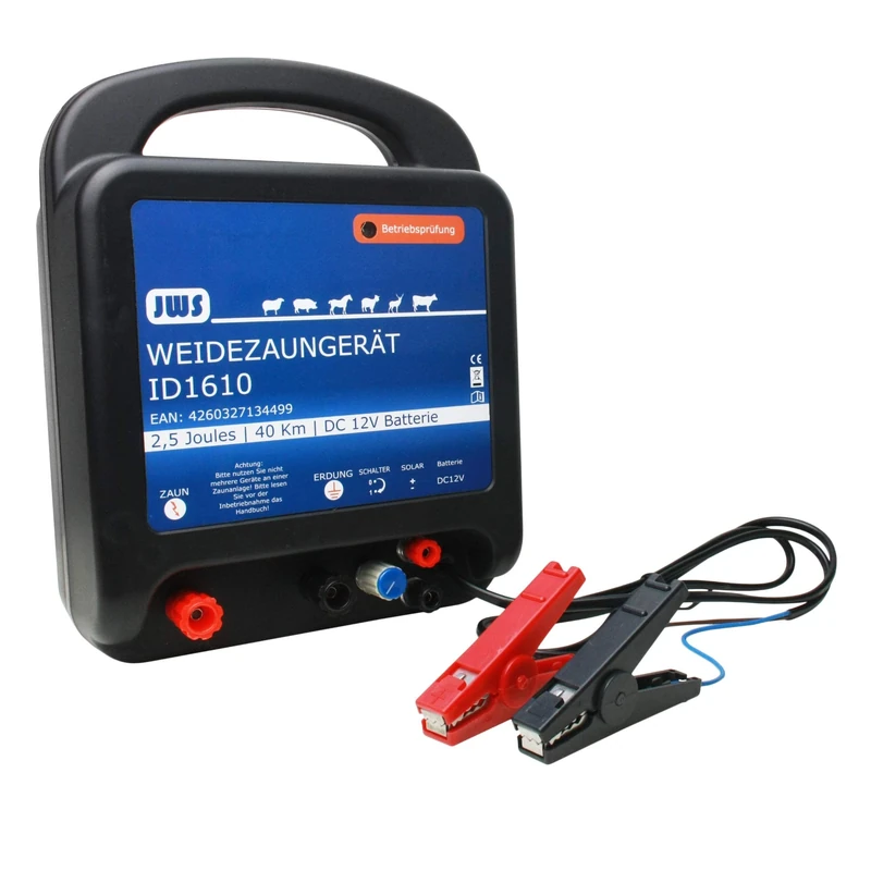 Electric Fence Device 12 Volt 12 V Solar Fence Electric Fence 2.5 Joules - Image 1
