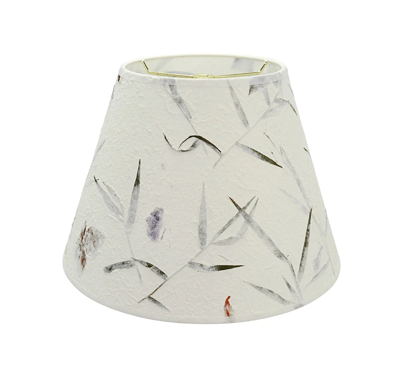 Aspen Creative 32688 Transitional Hardback Empire Shaped Construction White, 13" Wide (7" x 13" x 9 1/2") Spider LAMP Shade, Off