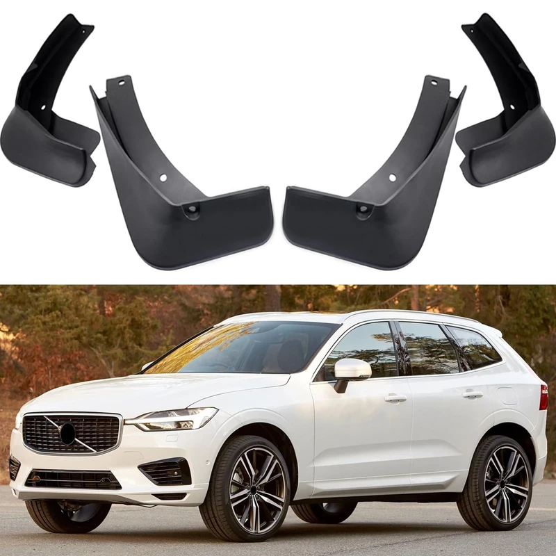MOERTIFEI Car Mudguard Fender Mud Flaps Splash Guard Compatible with Volvo XC60 2018 2019 2020 2021 2022 2023 2024