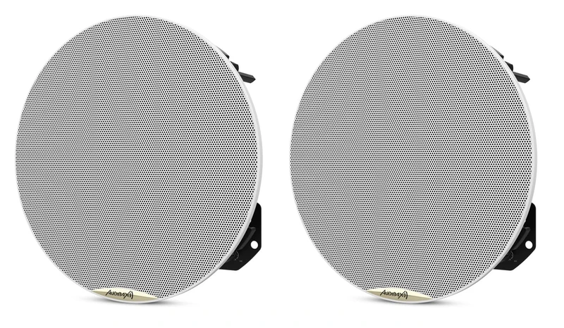 Audibax CM508-BT - Bluetooth Ceiling Speakers - 2 x 30W Recessed Speakers - 5.25 Inch Ceiling Speakers - Magnetic Adjustment Grid - Active and Passive Speaker