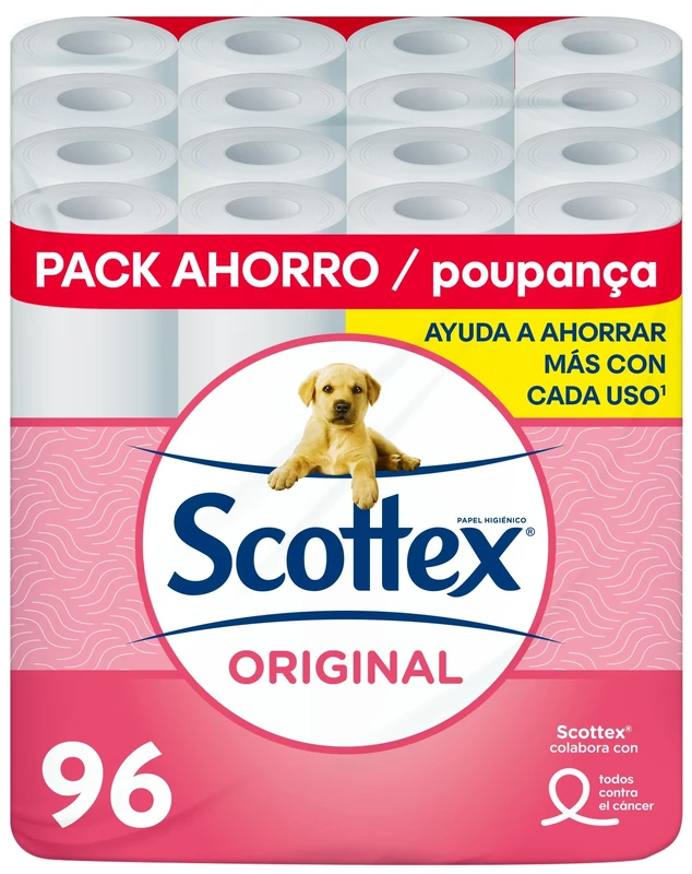 Scottex Original Toilet Roll - 96 Rolls