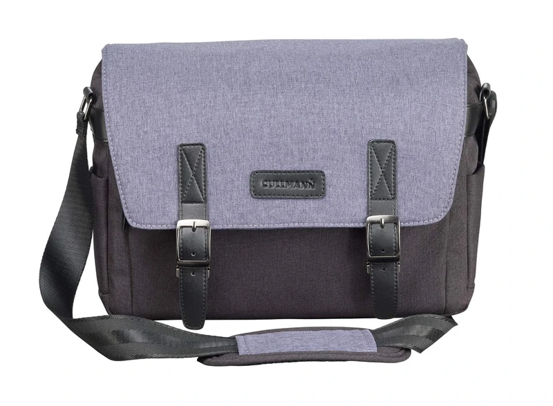 Cullmann 91720 - Bristol Maxima 333+ Messenger style camera bag with tablet compartment, colour blue, inside dimensions 300x210x100mm