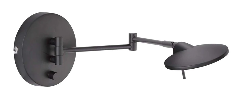 Trio Leuchten Kazan Wall Light Metal 8 W Matt Black