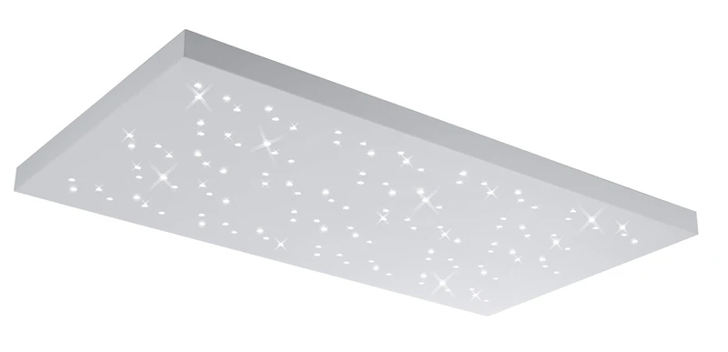 Trio Leuchten Titus 676611031 LED Ceiling Light Metal/Aluminium 48 Watt Adjustable Brightness and Light Colour