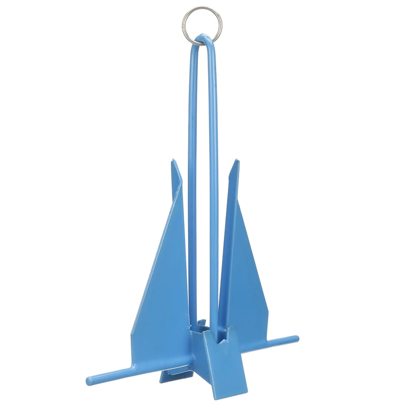 SEACHOICE 41724 Utility Anchor â€“ PVC Coated â€“ 8 Pounds â€“ Blue â€“ for Boats up to 24 Feet