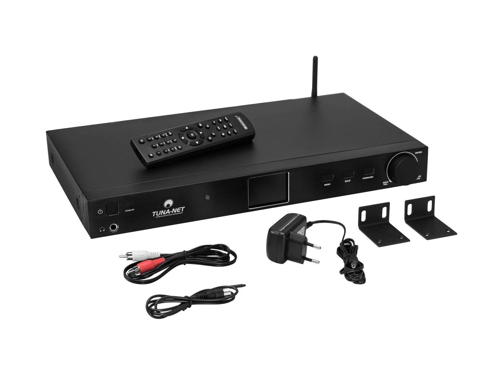 Omnitronic TUNA-NET Internet Tischradio DAB+, Internet, FM Bluetooth®, DAB+, LAN, Internetradio, WL