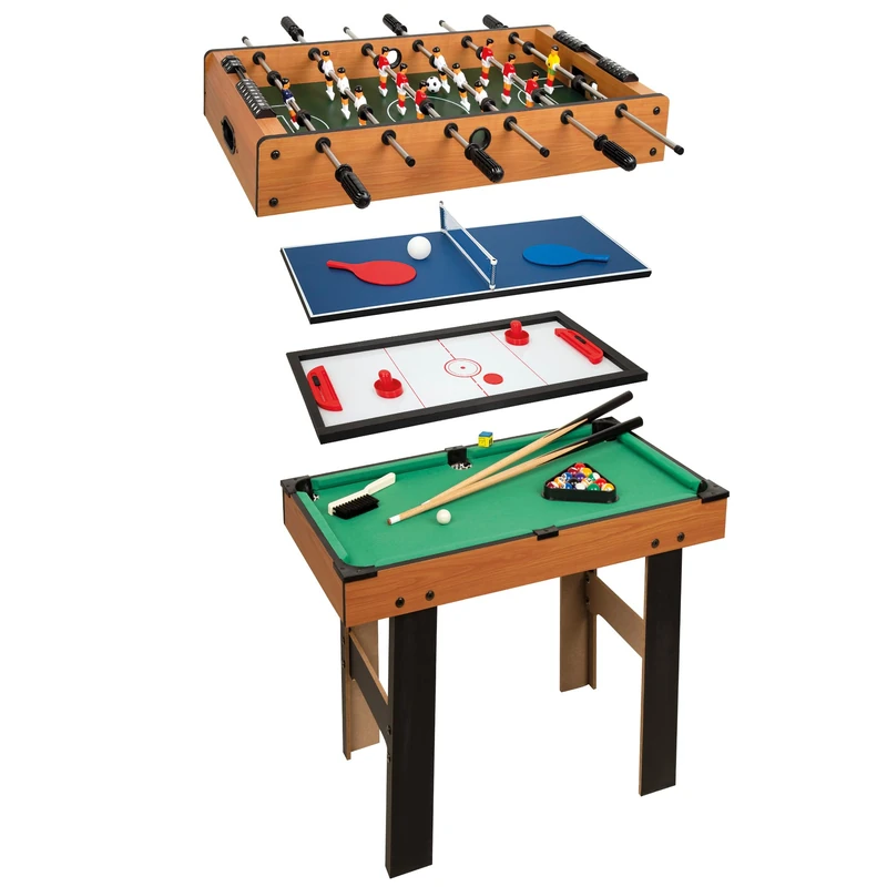 ColorBaby – Wooden Multi-Game Table, 87 x 43 x 73 cm (85328)