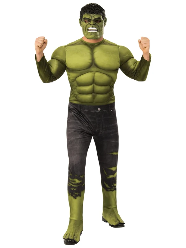 Rubies Official Avengers Endgame Hulk, Deluxe Adult Mens Costume - Size Standard/Medium Halloween, World Book Day