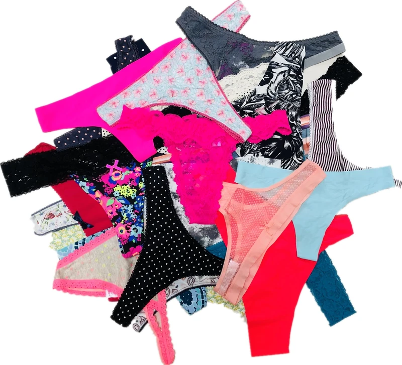 Morvia Variety Panties for Women Pack Sexy Thong Hipster Briefs G-String Tangas Assorted Multi Colored Underwear, 28 Pcs, Small - Image 1