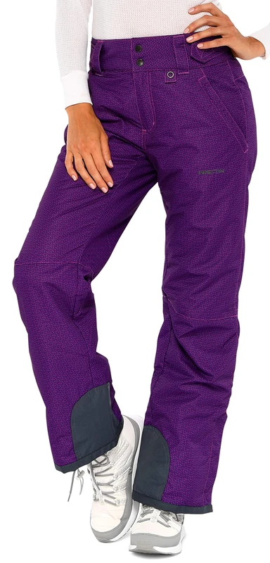 ARCTIX Women's Insulated Snow Pants - Moguls Print Purple, X-Small/Regular