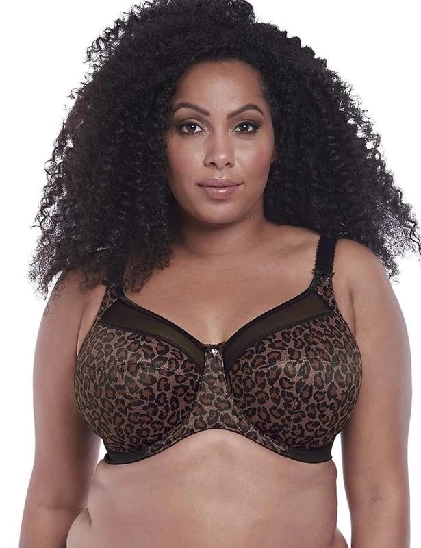 Goddess Women's Kayla Signature Print Full-Coverage Underwire Bra, Brown (dark leopard), 46FF (Manufacturer Size: 46H) - Image 1