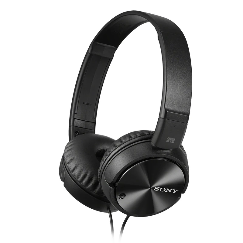 Sony MDR-ZX110NA Overhead Noise Cancelling Headphones - Black (Renewed)