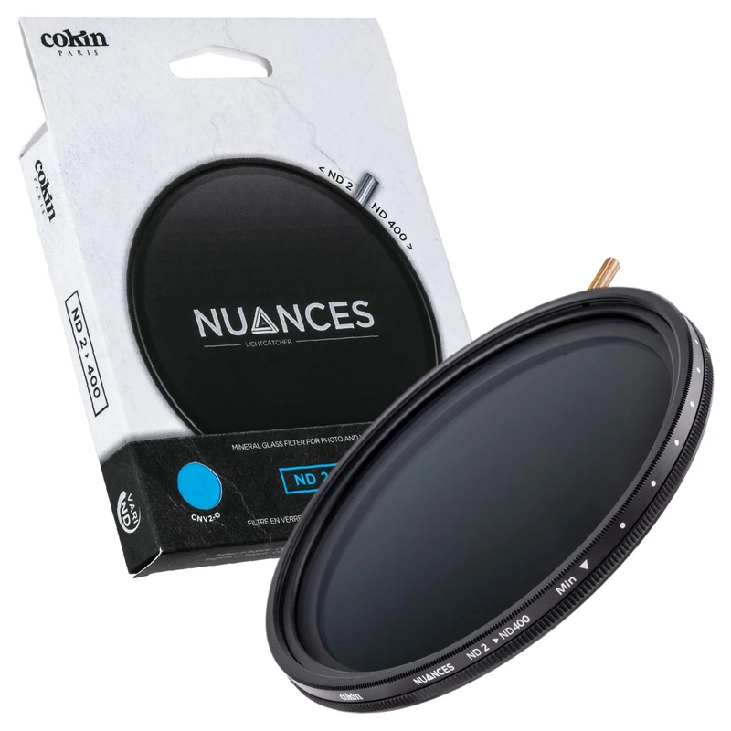 Cokin NUANCES Variable Neutral Density 2-400 (1-8 stops) Screw-in Camera Filter - 58mm