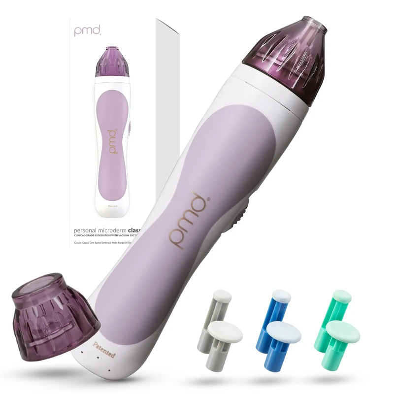 PMD Personal Microderm Classic - At-Home Microdermabrasion Machine with Kit for Face & Body - Exfoliating Crystals and Vacuum Suction for Fresh and Radiant Skin