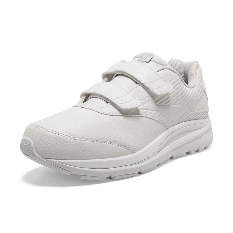 Brooks Men's Addiction Walker V-Strap 2 Trail Running Shoe, White/White, 12 UK