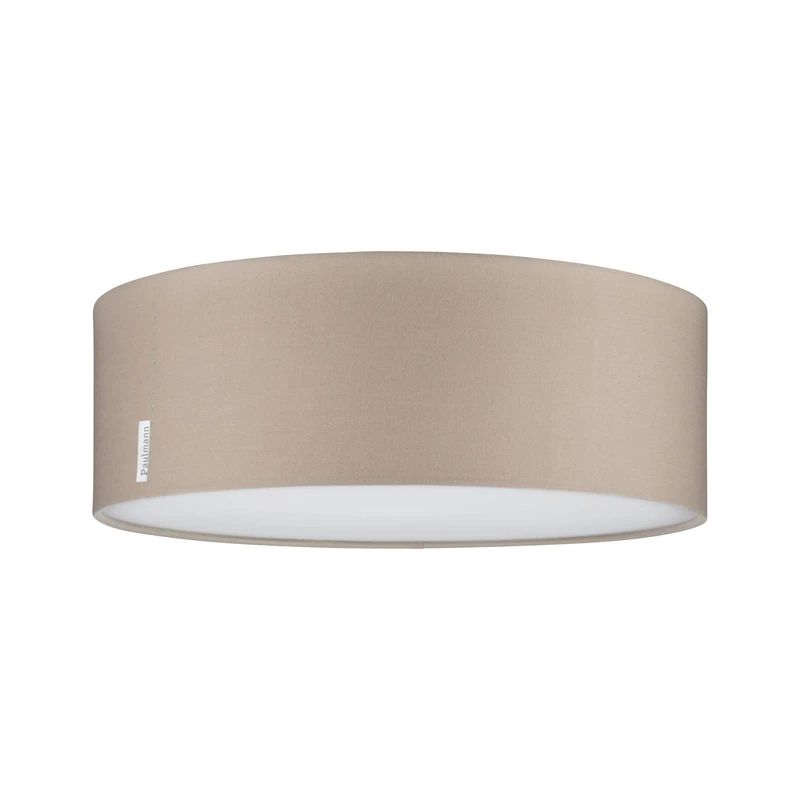 Paulmann 70952 Ceiling luminaire Mari max. 2x20 watt Ceiling lamp Beige Living Room lamp Fabric Hallway lamp E27 - Image 1
